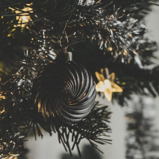 Christmas tree decorated for the holiday season at Georgia’s Dream Nannies