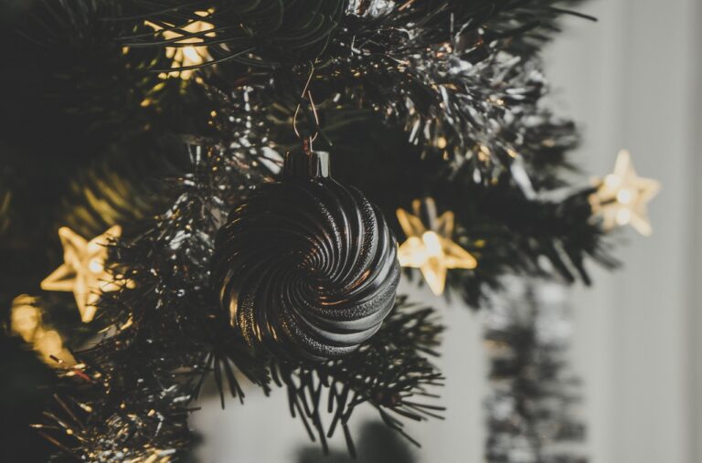 Christmas tree decorated for the holiday season at Georgia’s Dream Nannies